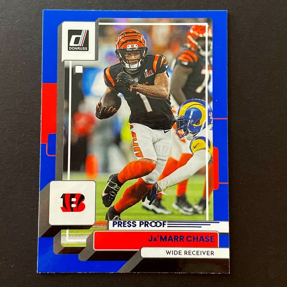 Ja'Marr Chase: Cincinnati Bengals, Wide Receiver 2022 Donruss Press Proof #196 - Picture 1 of 2